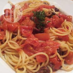 De echte spaghetti alla puttanesca recept