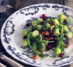 Spruitjessalade met cranberry's recept