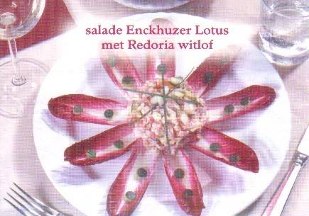 Salade enckhuzer lotus met roodlof recept