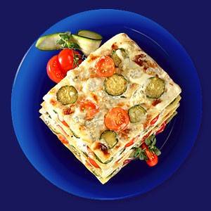 Lasagne con gorgonzola, zucchine e pomodorini recept