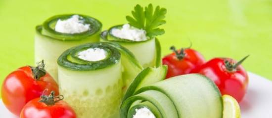 Gevulde komkommer recept