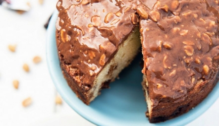 Chickslovefood: snickers taart recept