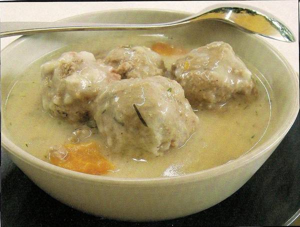 Joevarlakia ( gehaktballen soep met ei/citroensaus) recept ...