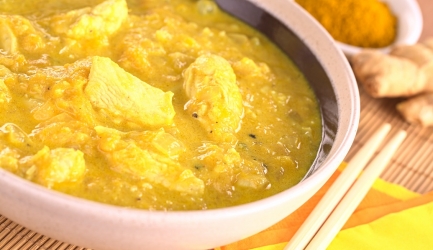 Gele mango curry recept