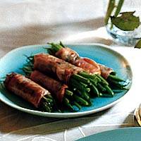 Haricots verts in rauwe ham recept