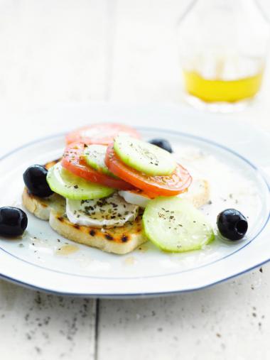 Recept 'eenvoudige griekse salade'