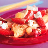 Romige fruitpannenkoeken recept