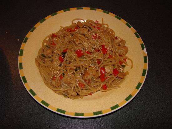 Aziatische spaghetti recept