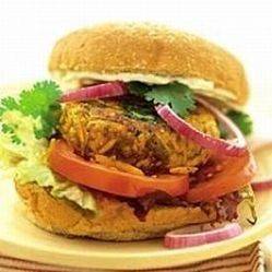 Pittige pompoenburgers recept