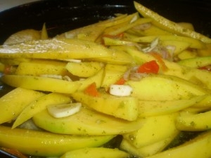 Trinidese mango chow recept