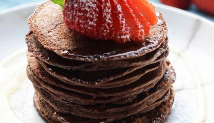 Chocolade-havermout pancakes recept