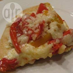 Geitenkaas pita pizza's recept