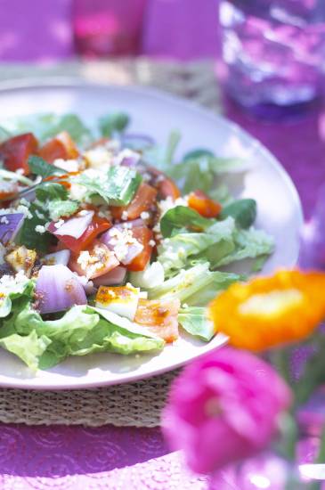 Pittige couscous en groente salade recept