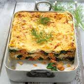Lasagne met zalm en spinazie recept