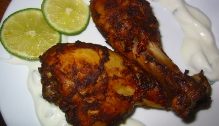 Spicy kip tandoori met veel garam masala recept