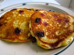 American blueberry pancakes recept