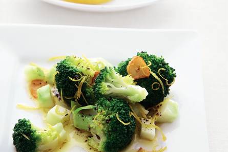Broccoli met citroen en knoflook