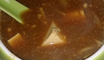 Dwenjang jjigae (sojabonen soep) recept