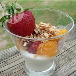 Yoghurt met zomerfruit recept