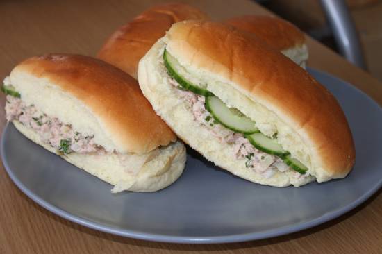 Tonijnsalade sandwich recept