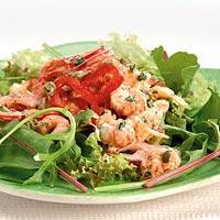 Rivierkreeftjes salade met peterseliemayonaise recept