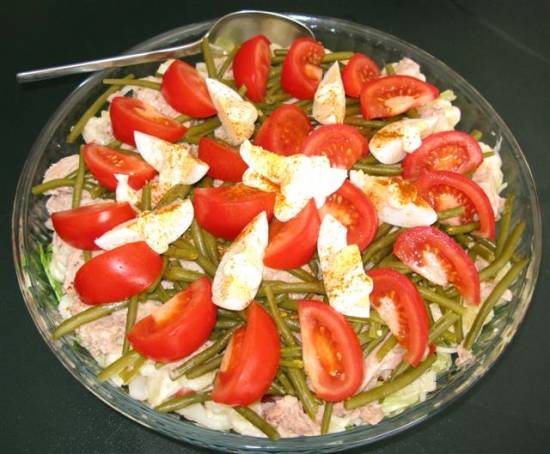 Tonijn krieltjes maaltijd salade**** recept