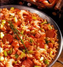 Cajun-jambalaya met kalkoen, garnalen en groente recept ...