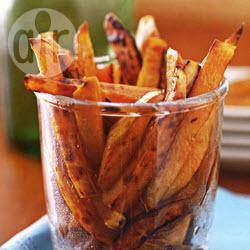 'frites' van zoete aardappelen recept