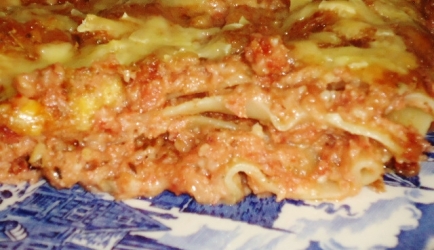 Corned beef lasagne recept