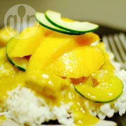 Kipcurry met mango recept