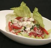 Griekse salade met sjalot recept