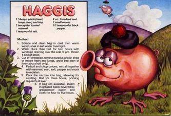 Haggis recept