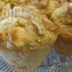 Muffins met appel en custard recept