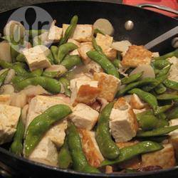 Gesmoorde tofu met groenten recept