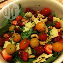 Spinazie en bessen salade recept