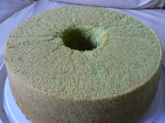 Pandan sponge cake recept