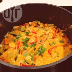 (vegan) curry met zoete aardappel, linzen en sperziebonen recept ...
