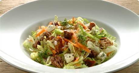 Salade met danablu en vijgen recept