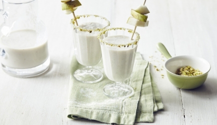 Milkshake van peer en pistache recept