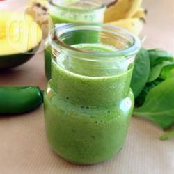 Pittige groene smoothie recept