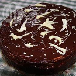 Gelaagde chocolade cheesecake recept