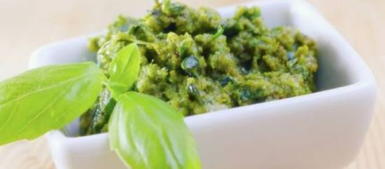 Pesto-koriander recept
