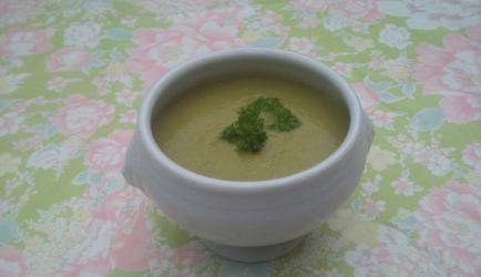 Heerlijke vegetarische groene crème soep recept