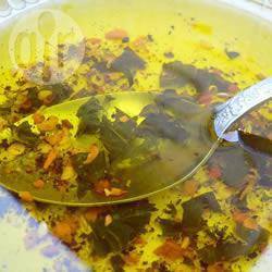 Geurige olijfolie recept