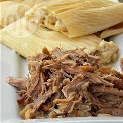 Tamales met varkensvlees recept