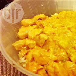 Kip curry met ahornsiroop recept