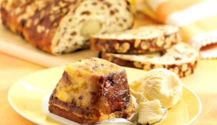 Bread & butter pudding van paasbrood recept