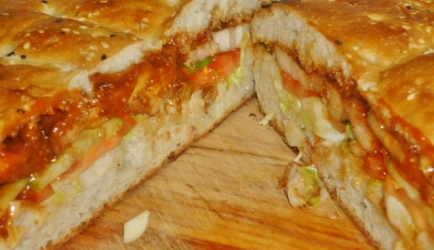 Turkse brood, speklap en oosterse pindakaas (weekendhap ...