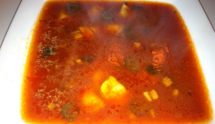 Geïmproviseerde tomatensoep recept