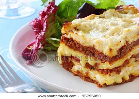 Lasagne met italiaanse groenten en mozzarella recept